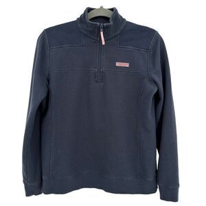 Vineyard Vines 1/4 Zip Pullover Sweatshirt Blue Small